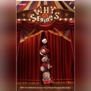 (PREORDER) WHY SO SERIOUS Series Vinyl Plush Pendant (Twinkle Rainbow Jellybean)